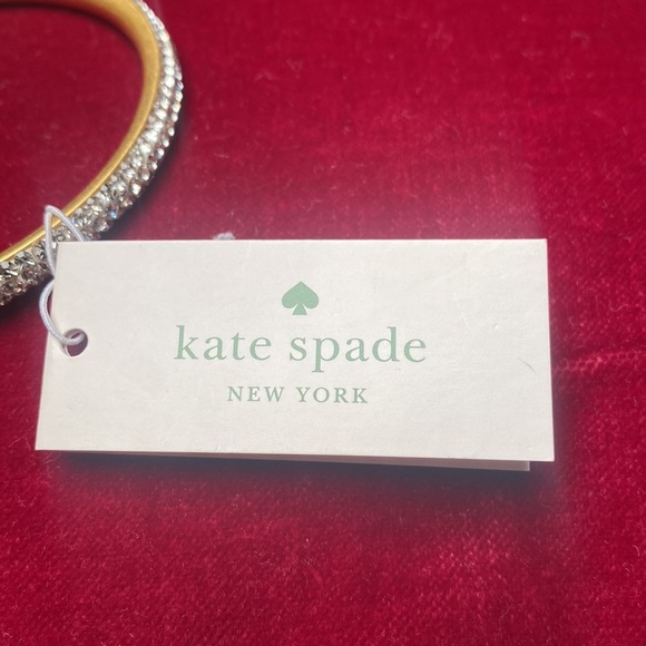 Kate spade NY Razzle Dazzle Gold Crystal Bangle Bracelet - Picture 3 of 8